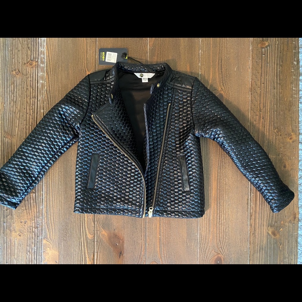 NEW PL Kids quilted moto jacket